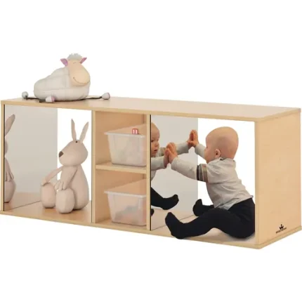 whitney brothers® toddler crawl through mirrored cabinet