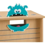 demco® book return buddies blue monster