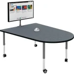 demco® flexplore media tables with power