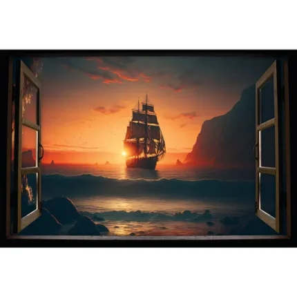 demco® windows to new worlds wall decals adventure