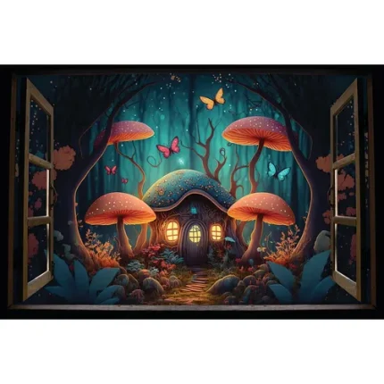 demco® windows to new worlds wall decals fantasy