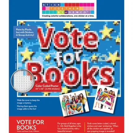 demco sticktogether® vote for books poster