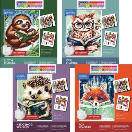 demco sticktogether® wild readers collection posters